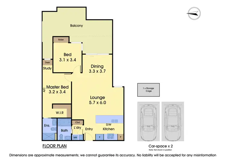Floorplan of Homely apartment listing, 123/3-11 Mitchell Street, Doncaster East VIC 3109