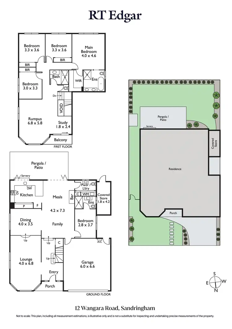 Floorplan of Homely house listing, 12 Wangara Road, Sandringham VIC 3191