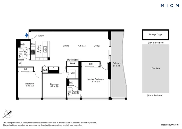Floorplan of Homely apartment listing, 4509/560 Lonsdale Street, Melbourne VIC 3000