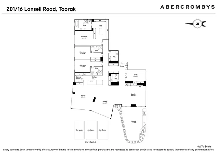 Floorplan of Homely apartment listing, 201/16 Lansell Road, Toorak VIC 3142