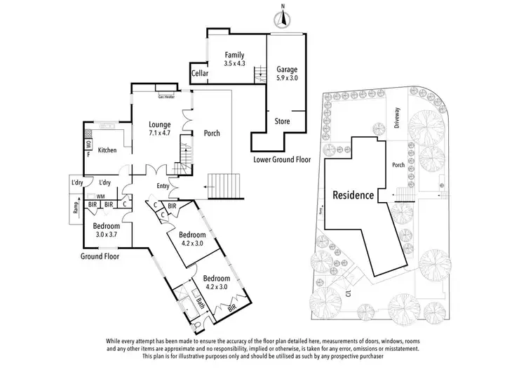 Floorplan of Homely house listing, 4 Dee Street, Heidelberg VIC 3084