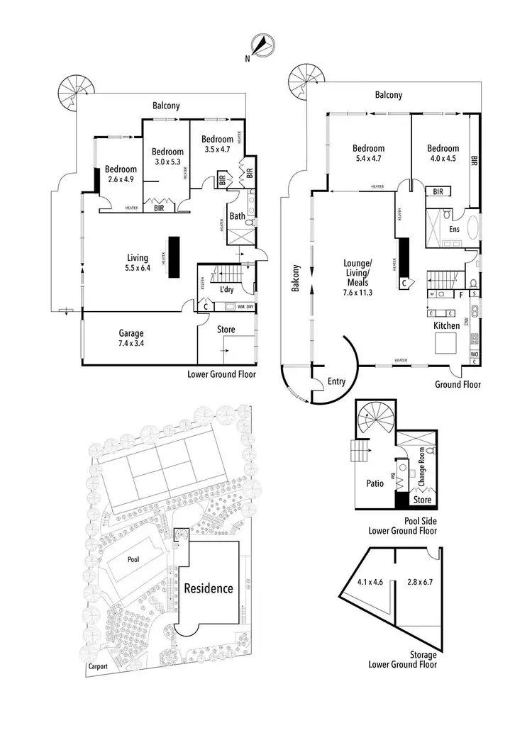 Floorplan of Homely house listing, 68 The Boulevard, Ivanhoe VIC 3079