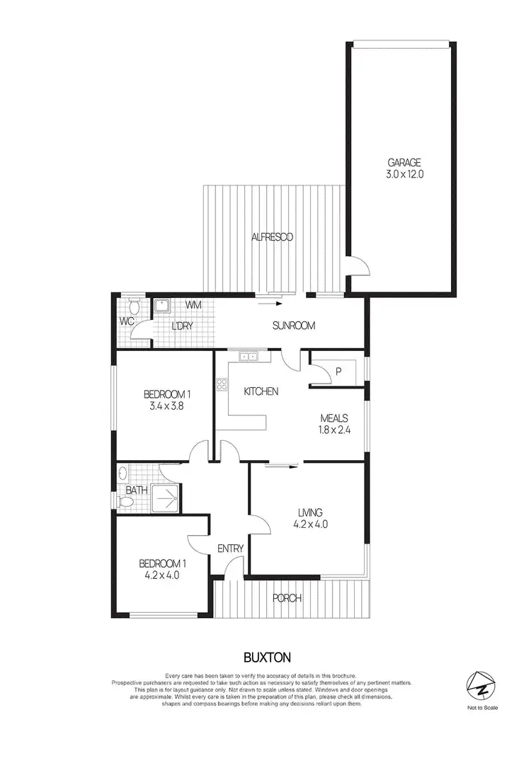 Floorplan of Homely house listing, 34 Charlotte Street, Sebastopol VIC 3356