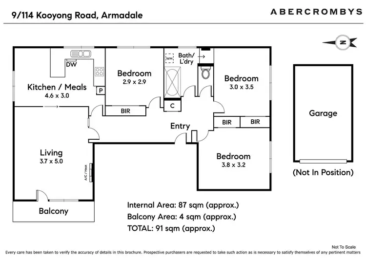 Floorplan of Homely apartment listing, 9/114 Kooyong Road, Armadale VIC 3143