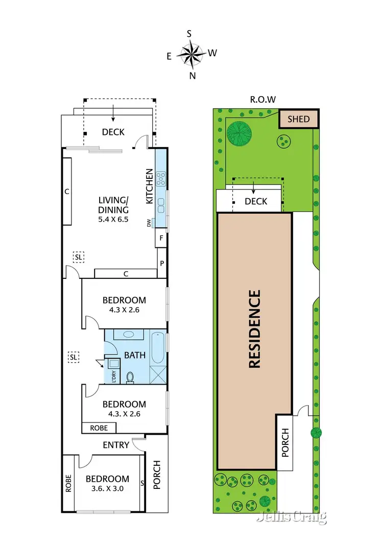 Floorplan of Homely house listing, 25 MacFarland Street, Brunswick VIC 3056