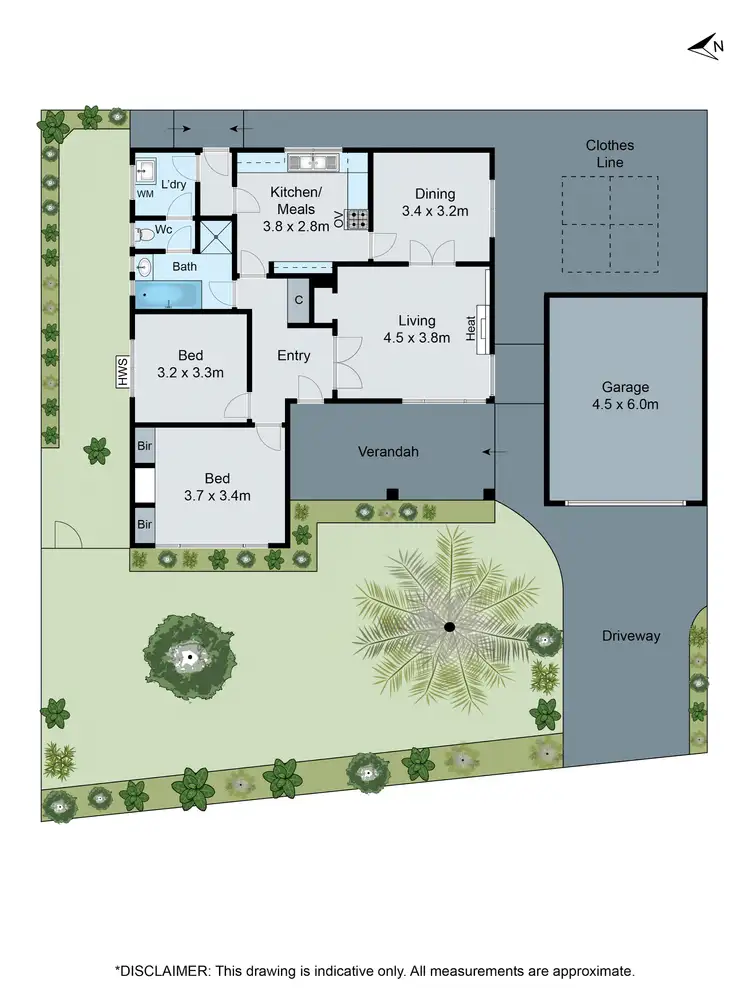 Floorplan of Homely house listing, 28A Frank Avenue, Clayton South VIC 3169