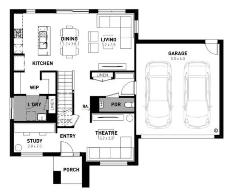 Floorplan of Homely house listing, 296 Ridgetop Boulevard, Warragul VIC 3820