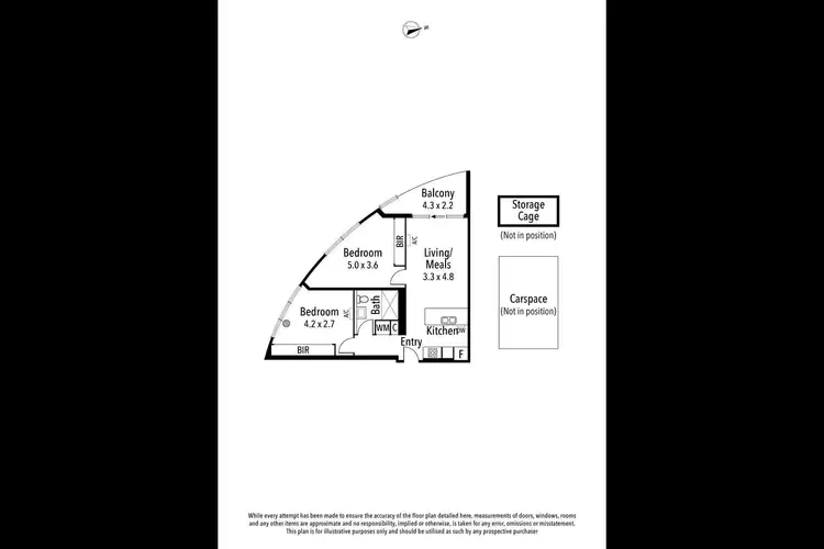 Floorplan of Homely apartment listing, 1005/443 Upper Heidelberg Road, Ivanhoe VIC 3079