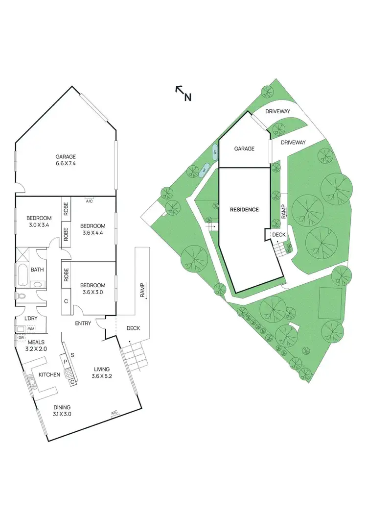 Floorplan of Homely house listing, 1 Tuckfield Court, Macleod VIC 3085