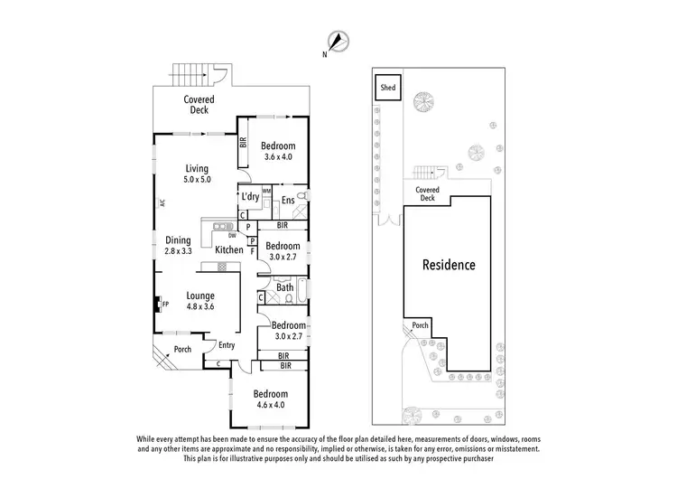 Floorplan of Homely house listing, 8 Lewellin Grove, Rosanna VIC 3084