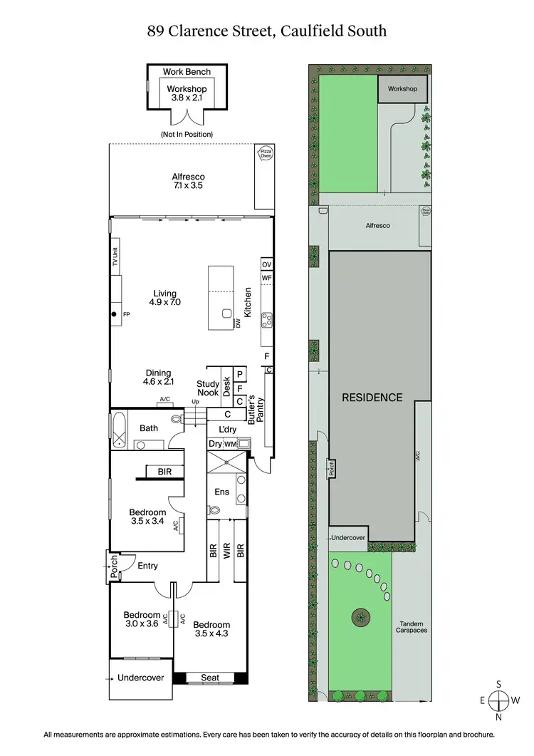 Floorplan of Homely house listing, 89 Clarence Street, Caulfield South VIC 3162
