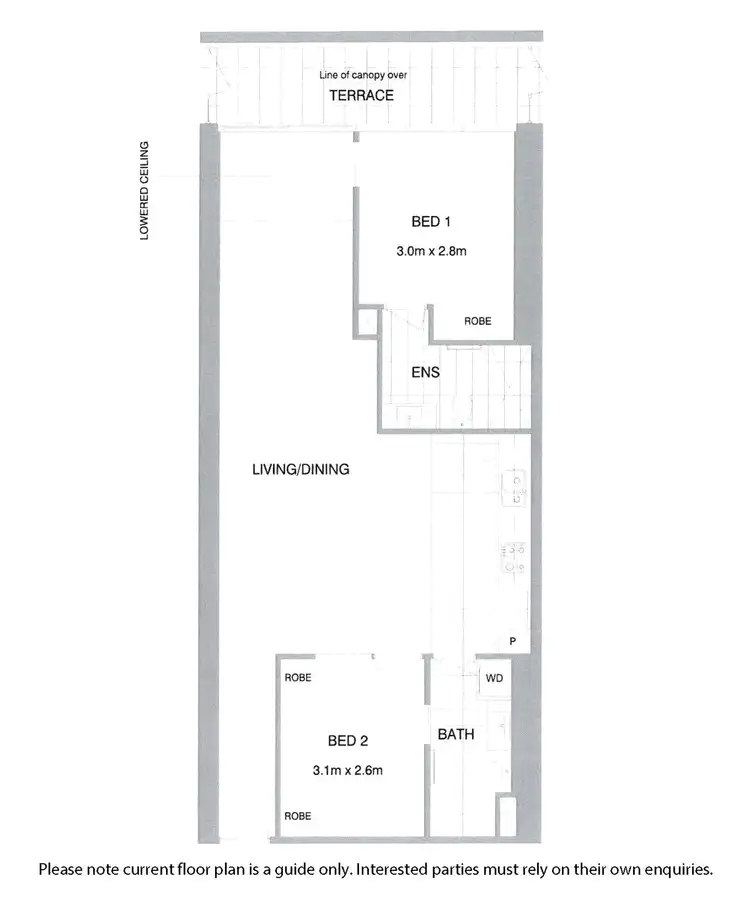 Floorplan of Homely apartment listing, 811/601 Little Lonsdale Street, Melbourne VIC 3000