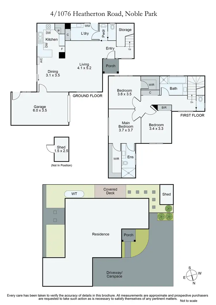 Floorplan of Homely townhouse listing, 4/1076 Heatherton Road, Noble Park VIC 3174