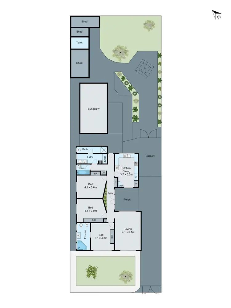 Floorplan of Homely house listing, 77 Carinish Road, Clayton VIC 3168