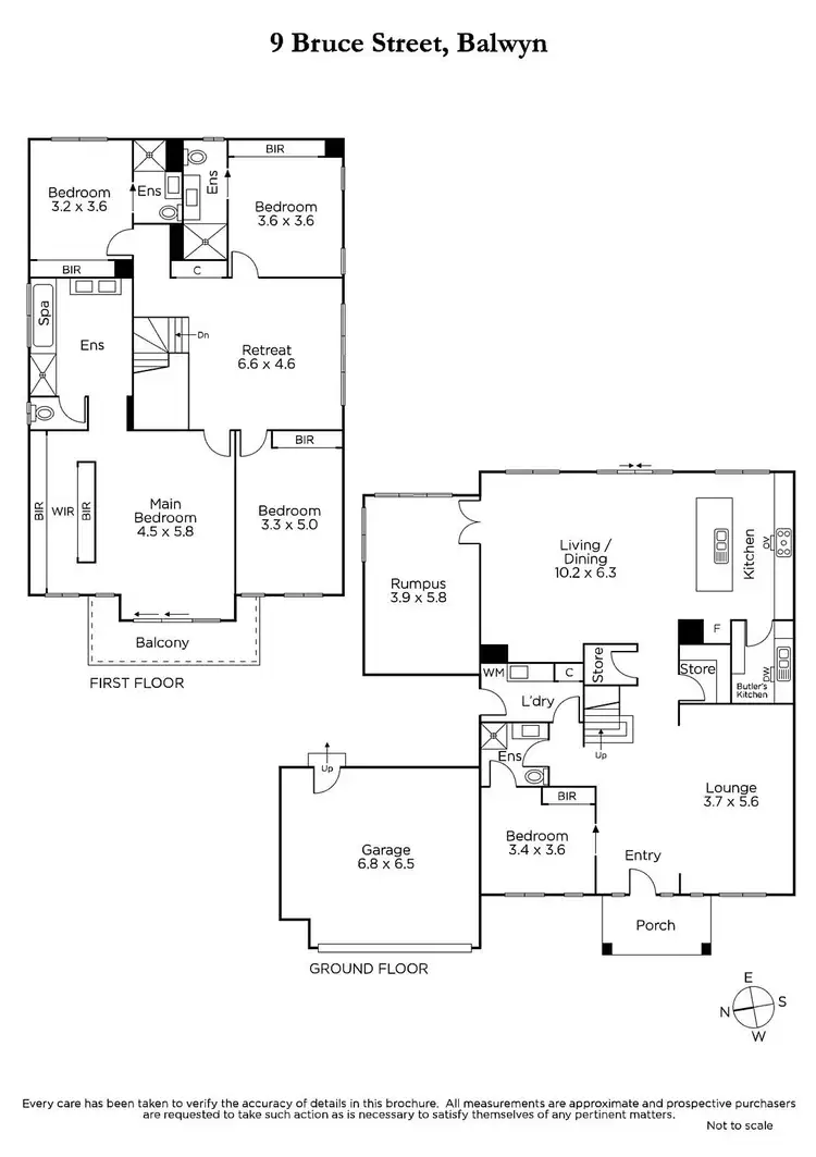 Floorplan of Homely house listing, 9 Bruce Street, Balwyn VIC 3103