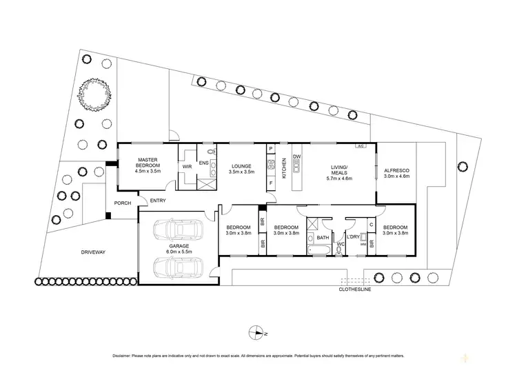 Floorplan of Homely house listing, 6 Tumino Way, Armstrong Creek VIC 3217