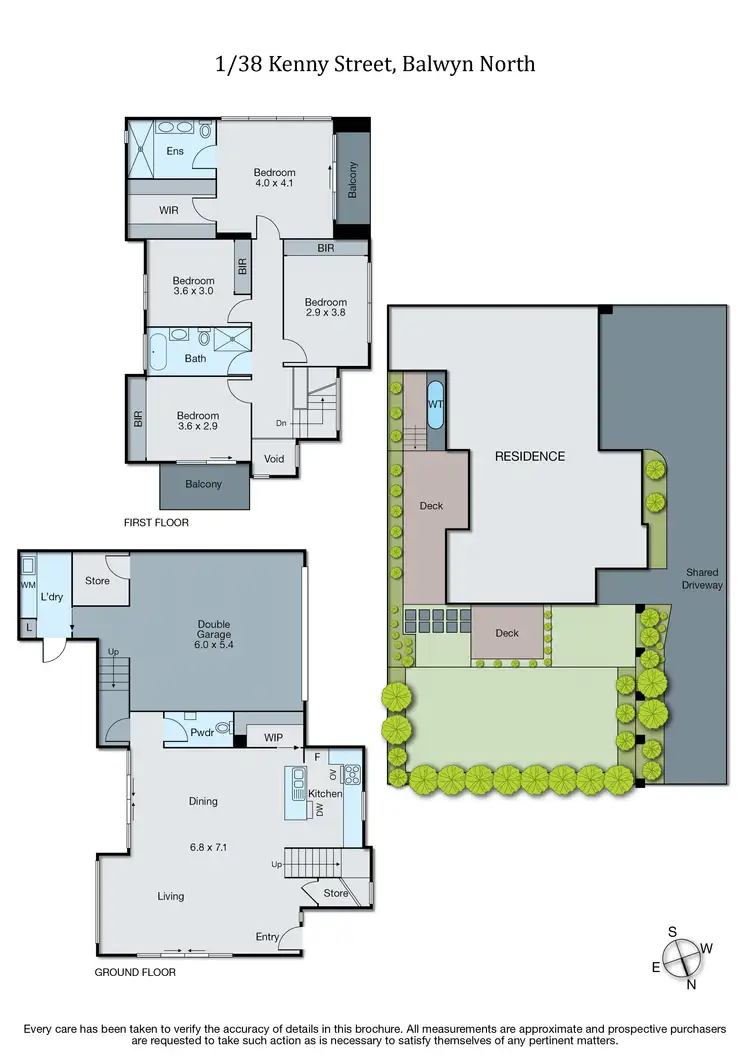 Floorplan of Homely house listing, 1/38 Kenny Street, Balwyn North VIC 3104