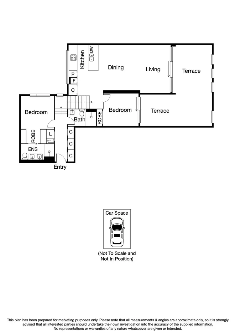 Floorplan of Homely apartment listing, 203/251 Johnston Street, Abbotsford VIC 3067