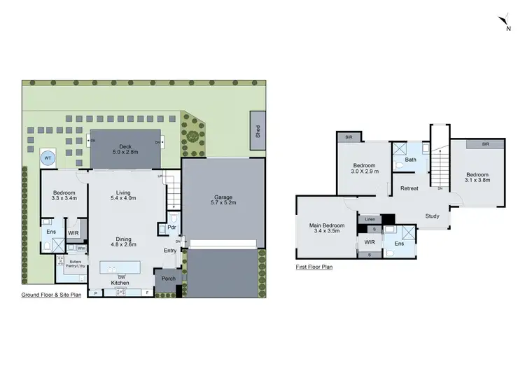 Floorplan of Homely townhouse listing, 3/44 Darbyshire Road, Mount Waverley VIC 3149
