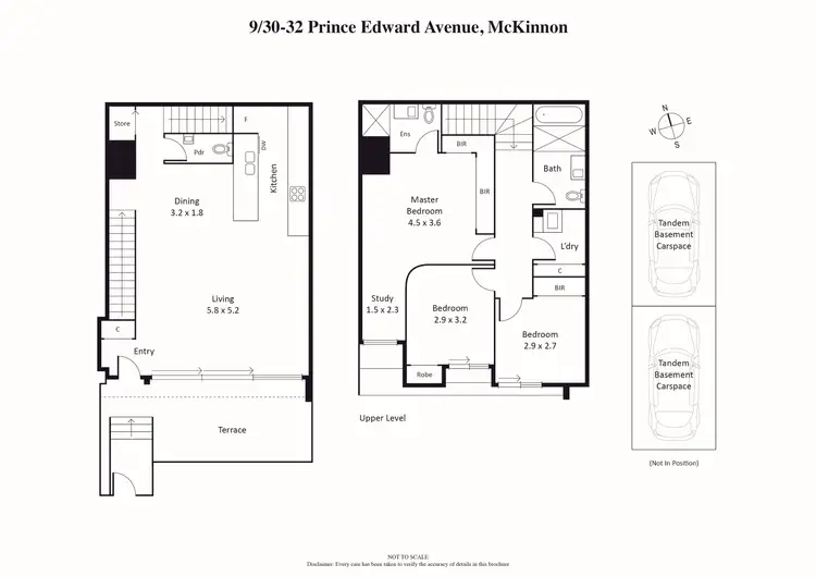 Floorplan of Homely townhouse listing, 9/30-32 Prince Edward Avenue, Mckinnon VIC 3204