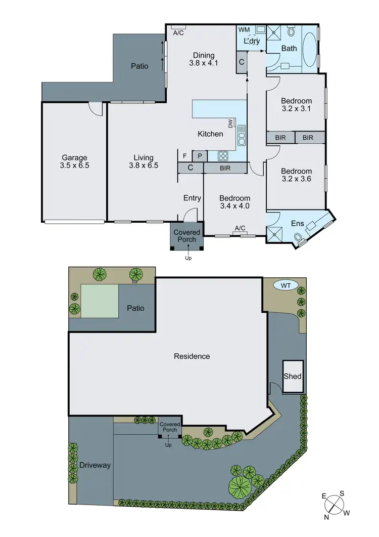 Floorplan of Homely townhouse listing, 1/10 Railway Parade South, Chadstone VIC 3148