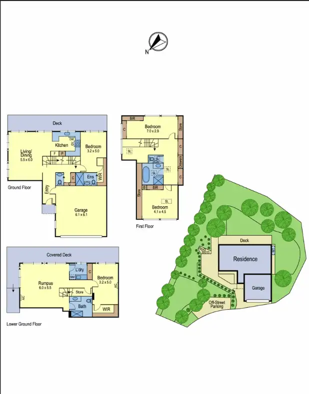 Floorplan of Homely townhouse listing, 3/13 Piper Crescent, Eltham VIC 3095