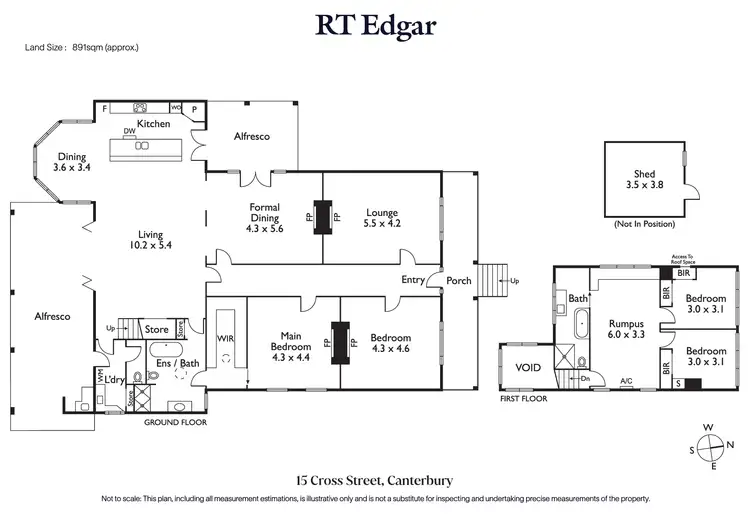 Floorplan of Homely house listing, 15 Cross Street, Canterbury VIC 3126