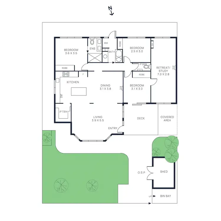 Floorplan of Homely house listing, 2/19 Gardeners Road, Bentleigh East VIC 3165