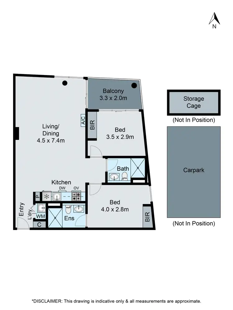 Floorplan of Homely apartment listing, 1002D/21 Robert Street, Collingwood VIC 3066
