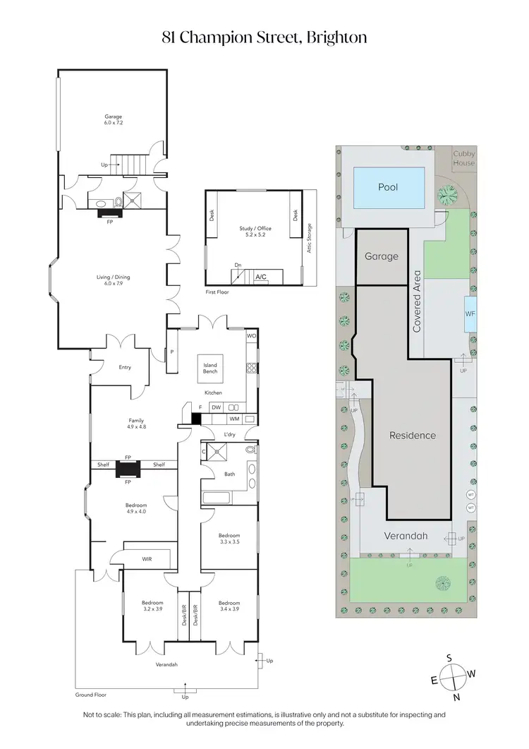 Floorplan of Homely house listing, 81 Champion Street, Brighton VIC 3186