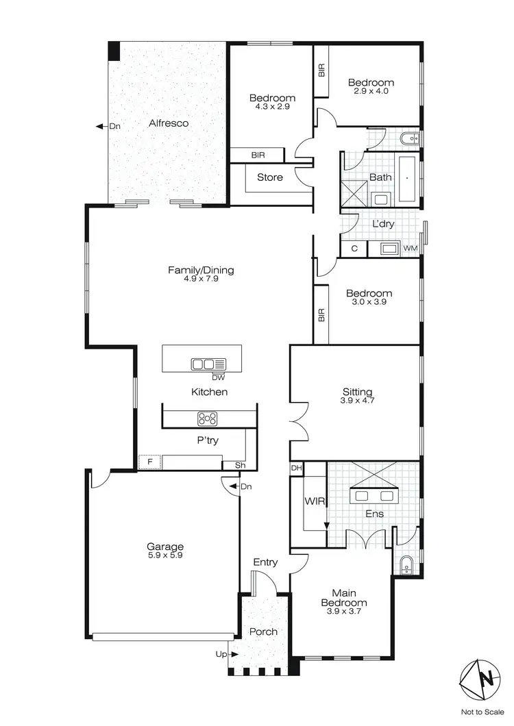 Floorplan of Homely house listing, 4 Eleanor Drive, Lucas VIC 3350
