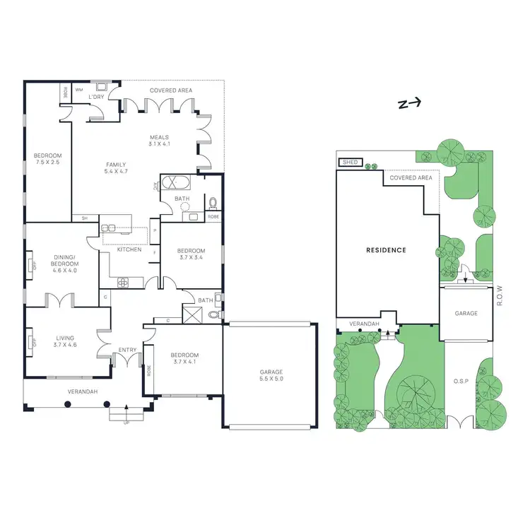 Floorplan of Homely house listing, 1/45 Queen Street, Ormond VIC 3204