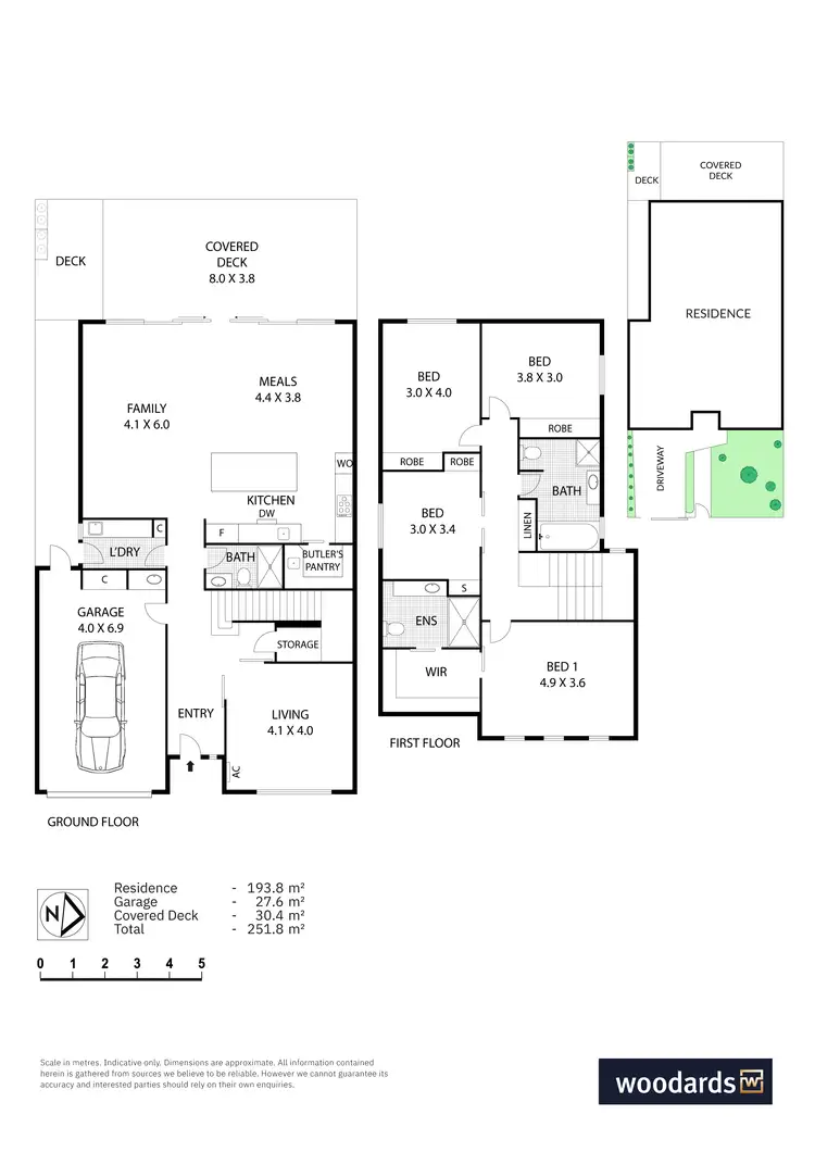 Floorplan of Homely townhouse listing, 52 Gladwyn Avenue, Bentleigh East VIC 3165