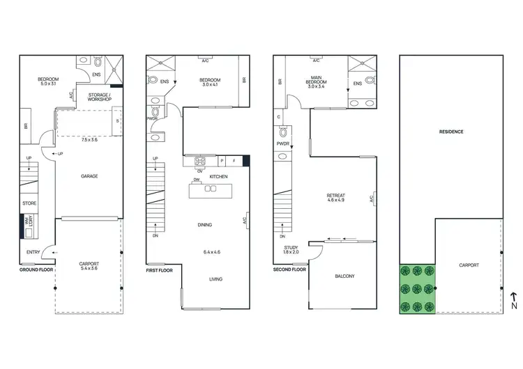 Floorplan of Homely townhouse listing, 22 Tedesco Circuit, Williamstown North VIC 3016