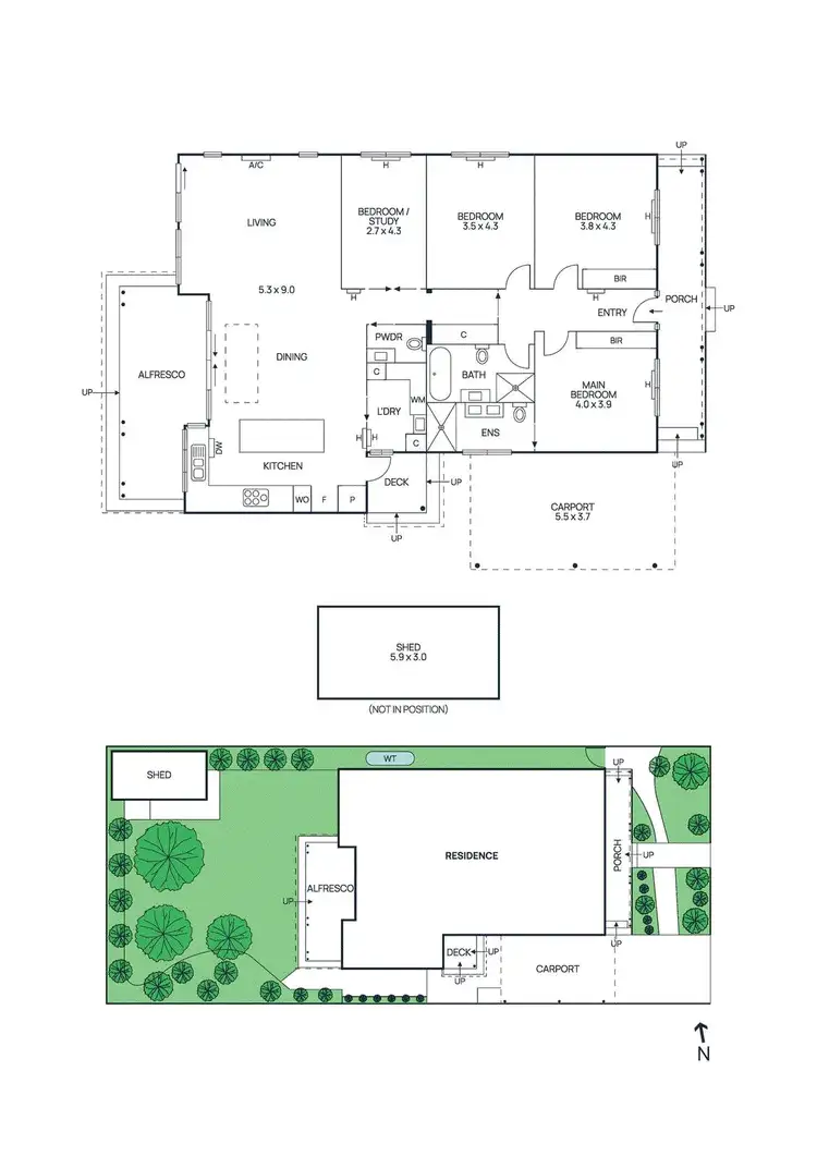 Floorplan of Homely house listing, 63 Gordon Street, Newport VIC 3015