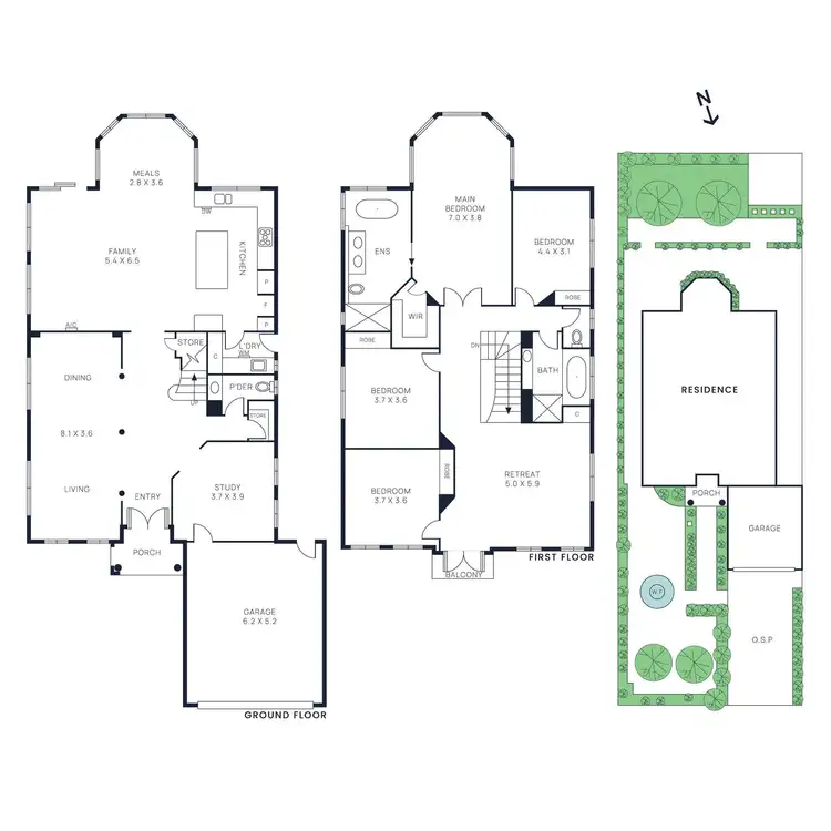 Floorplan of Homely house listing, 57 Elster Avenue, Elsternwick VIC 3185