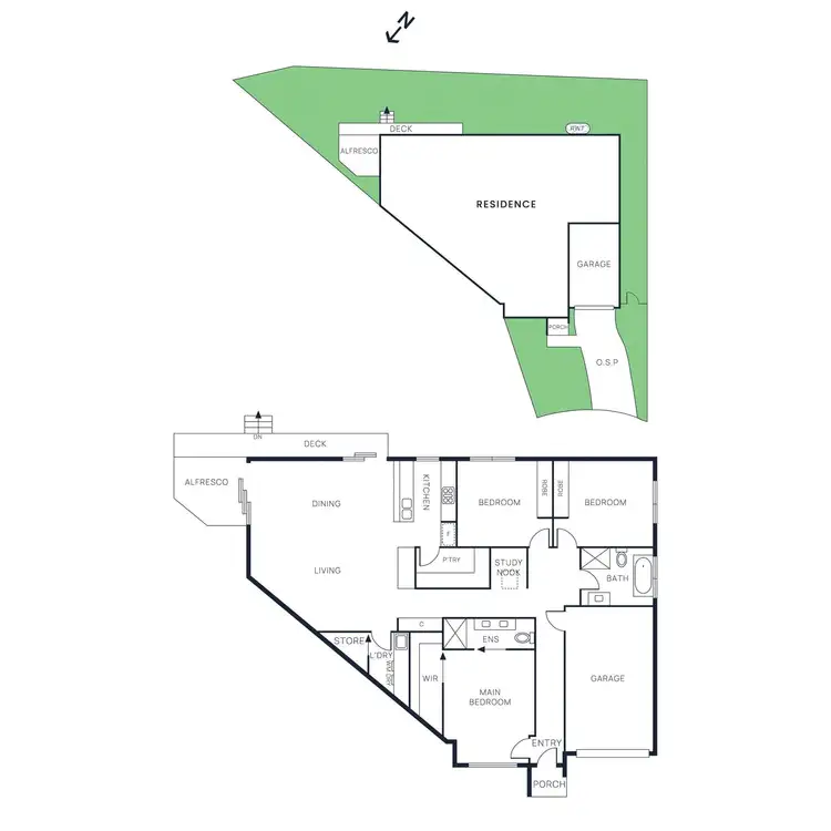 Floorplan of Homely townhouse listing, 9a Sanicki Court, Bentleigh East VIC 3165