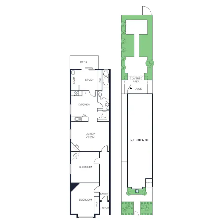Floorplan of Homely house listing, 11 Byron Street, Elwood VIC 3184