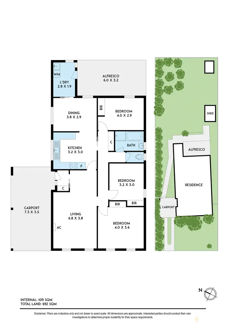 Floorplan of Homely house listing, 15 Randall Avenue, Edithvale VIC 3196