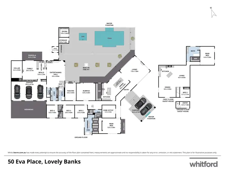 Floorplan of Homely house listing, 50 Eva Place, Lovely Banks VIC 3213