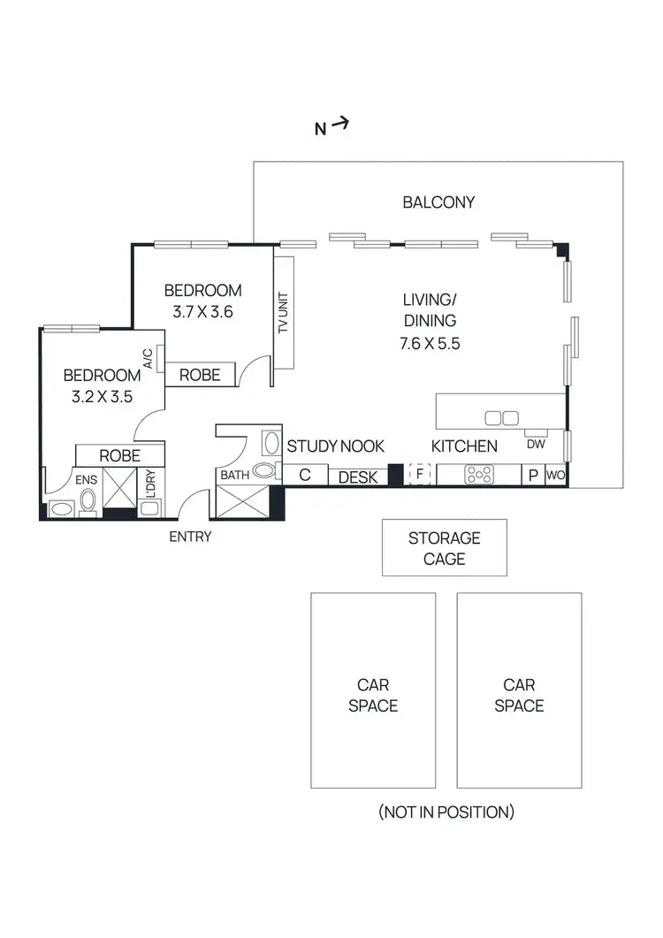 Floorplan of Homely apartment listing, 101/26 Pryor Street, Eltham VIC 3095