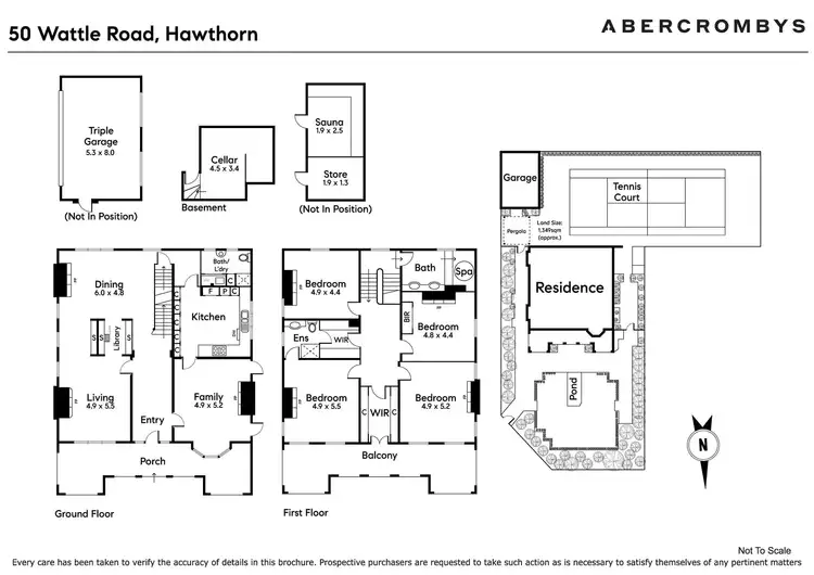 Floorplan of Homely house listing, 50 Wattle Road, Hawthorn VIC 3122