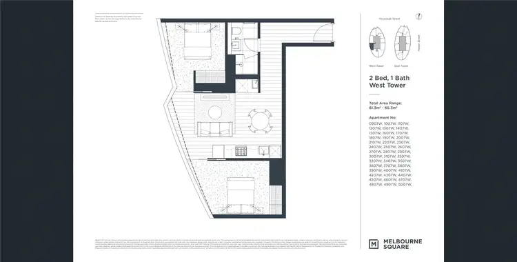 Floorplan of Homely apartment listing, 3507/11 Bale Circuit, Southbank VIC 3006