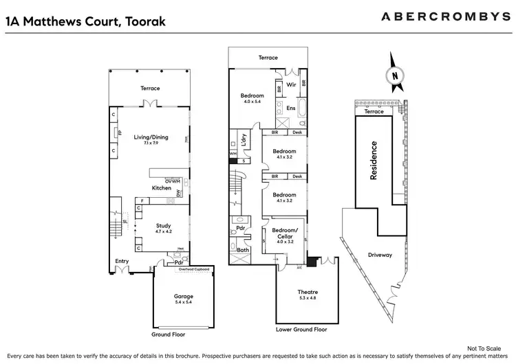 Floorplan of Homely house listing, 1A Matthews Court, Toorak VIC 3142