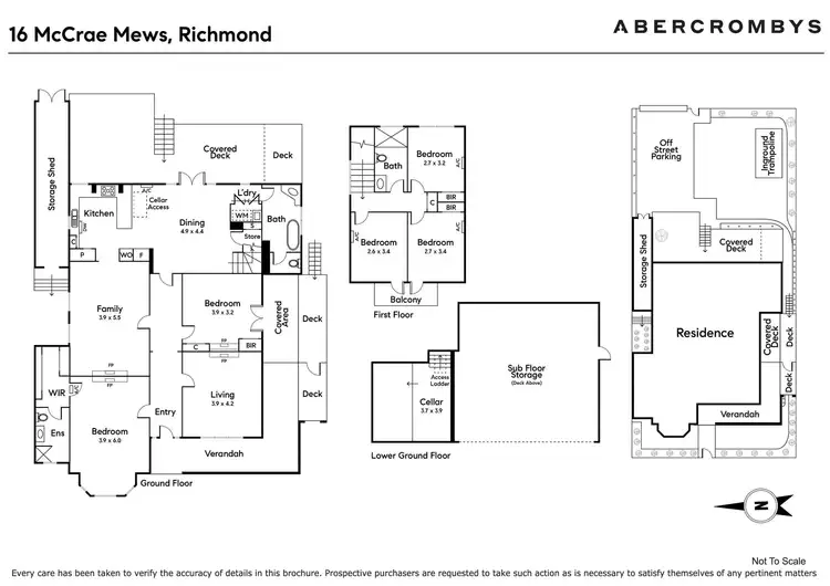 Floorplan of Homely house listing, 16 McCrae Mews, Richmond VIC 3121