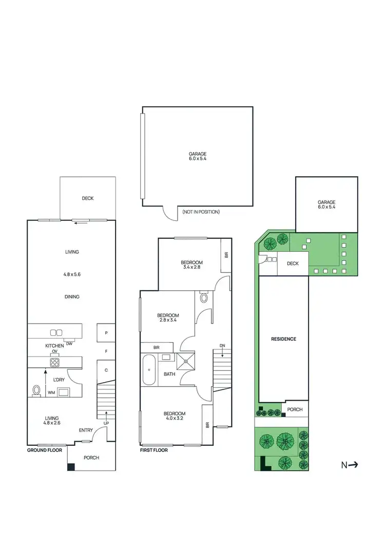 Floorplan of Homely townhouse listing, 2/5 Angus Avenue, Altona North VIC 3025