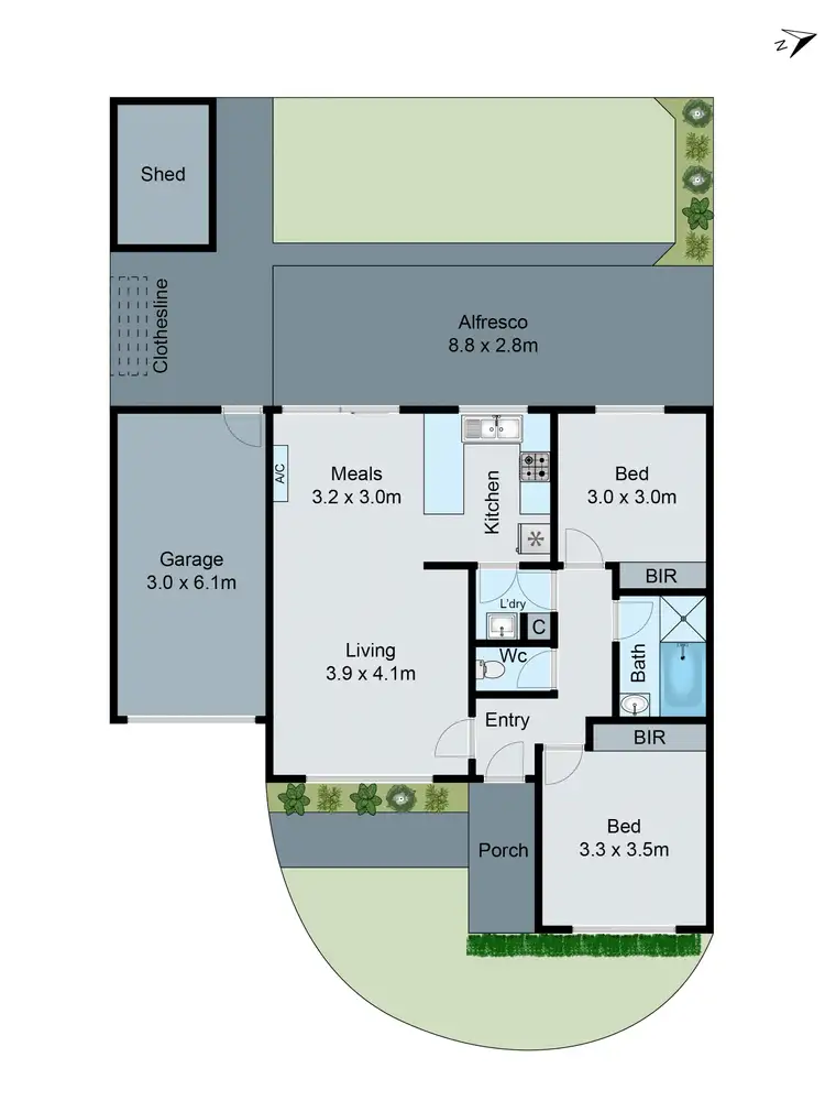 Floorplan of Homely unit listing, 58/35 David Street, Dandenong VIC 3175