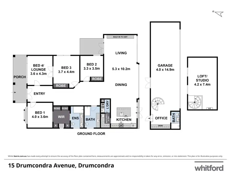 Floorplan of Homely house listing, 15 Drumcondra Avenue, Drumcondra VIC 3215