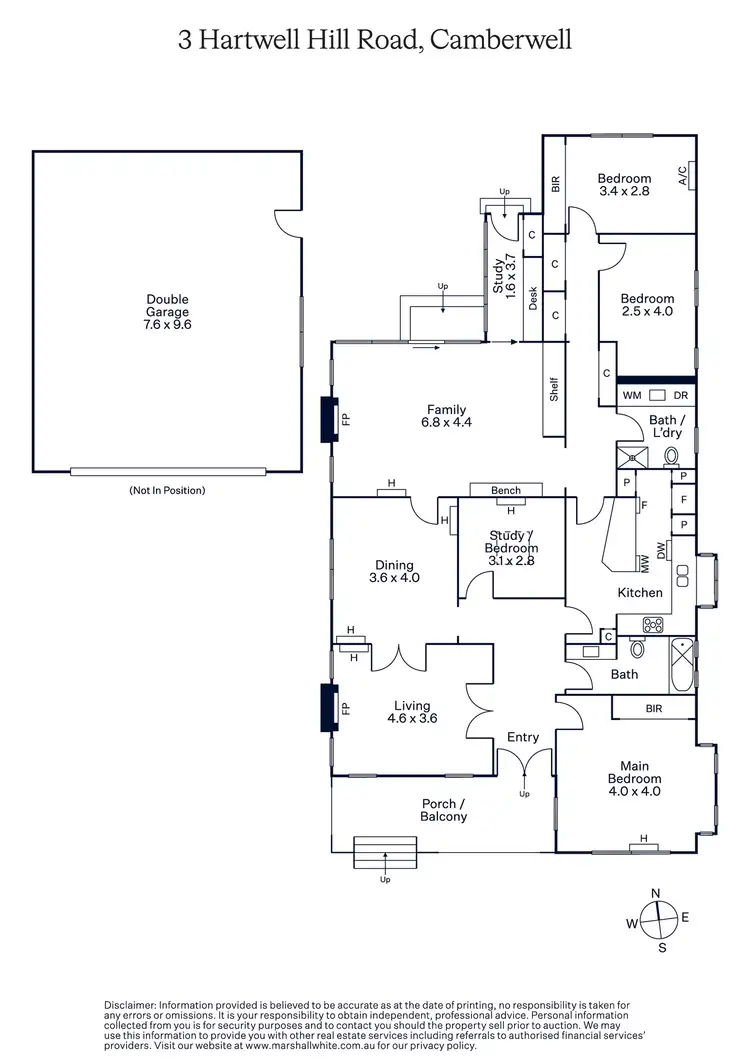 Floorplan of Homely house listing, 3 Hartwell Hill Road, Camberwell VIC 3124