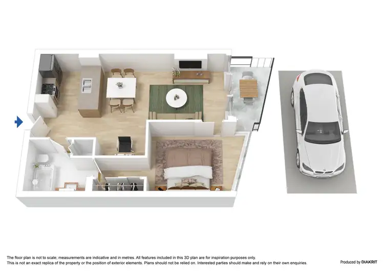 Floorplan of Homely apartment listing, 2204/180 City Road, Southbank VIC 3006